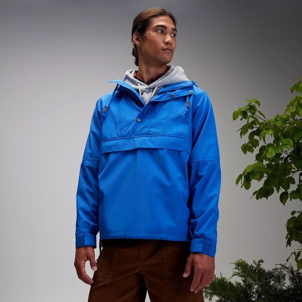 Alpine Design Men's Anorak Jacket in Blue Infusion. NWT!